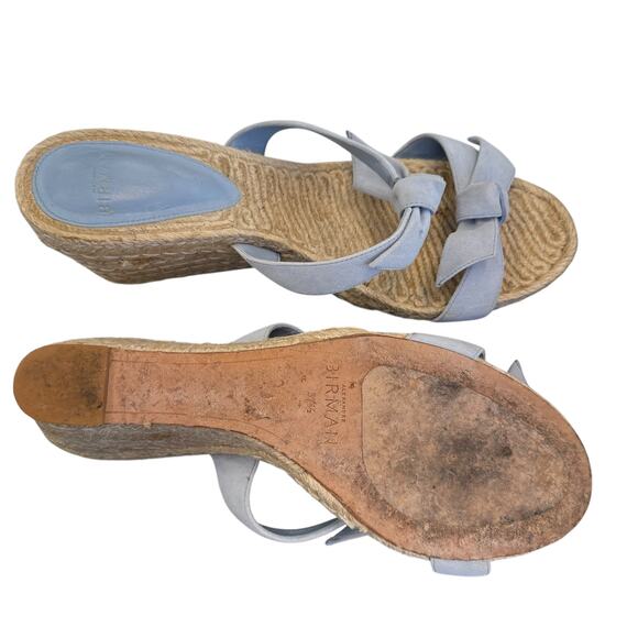 Alexandre Birman POWDER BLUE WEDGES 37.5 - Picture 6 of 6